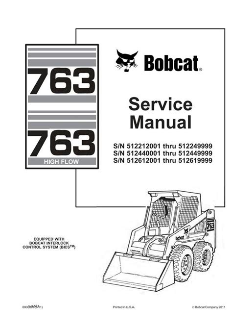 Bobcat Hydraulic Control Valve Diagram