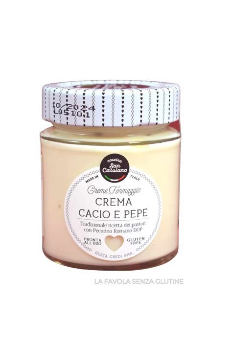 Crema Cacio E Pepe Gr 150 Cascina San Cassiano La Favola Senza Glutine