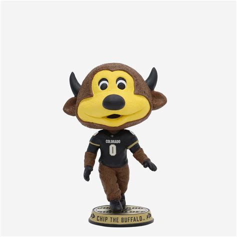 Chip the Buffalo Colorado Buffaloes Mascot Mini Bighead Bobblehead FOCO