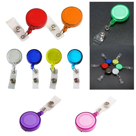 X Retractable Ski Pass Id Card Badge Holder Key Chain Reels With