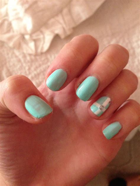 Tiffany Blue Inspired Nails Tiffany Blue My Style Inspired Nails Beauty Tiffany Blue Color