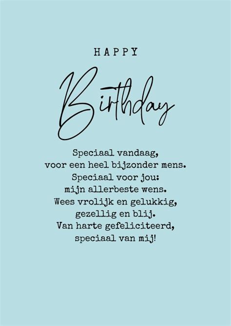 Vrolijk Verjaardagskaartje Happy Birthday Kaartje Go