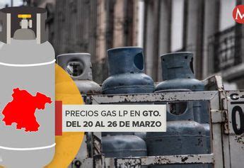 Precio Del Gas Lp En Guanajuato Del Al De Marzo De Grupo