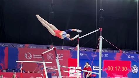 Ana Maria Barbosu Romania Uneven Bars Podium Training