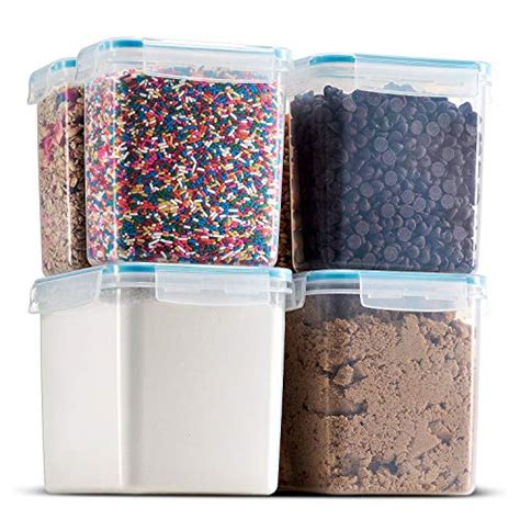 Komax Biokips Dry Food Storage Containers – Food Containers to Store Baking Supplies, Flour ...