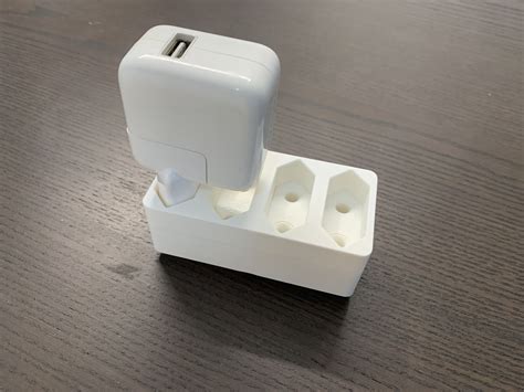 Gridfinity Usb Charger Stand 2x1 By Gabriel Ferreira Download Free Stl Model