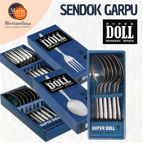 Jual Pcs Sendok Makan Super Doll Stainless Original Shopee Indonesia