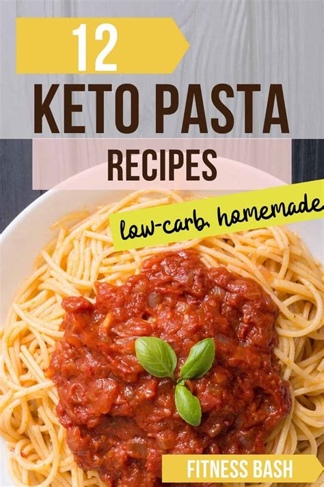 12 Top Keto Pasta Recipes For A Dairy Free Diet Fitness Bash