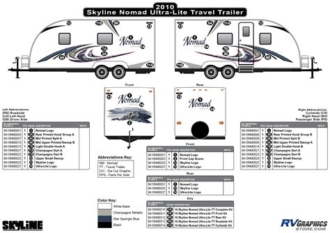 Shop By Manufacturer Skyline Rv Nomad 2010 Nomad Ultralite Travel