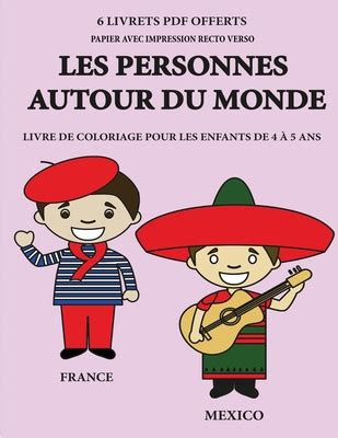 Livre De Coloriage Pour Les Enfants De 4 5 Ans Les Personnes Autour