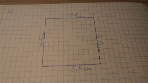 Narysuj a kwadrat o boku długości 5 cm 5 mm b prostokąt o bokach