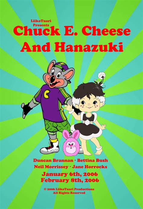 Chuck E Cheese And Hanazuki 2006 Poster By Liikotuari On Deviantart