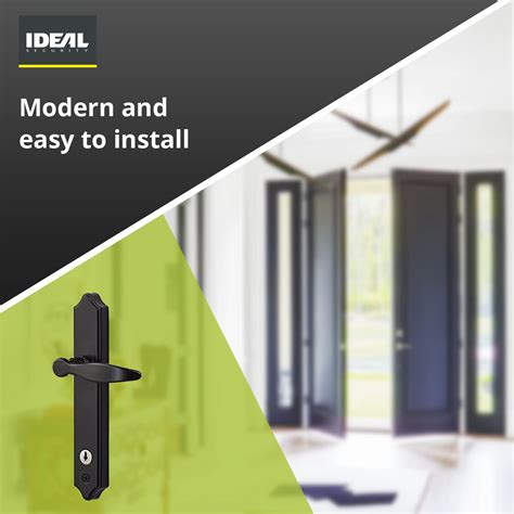 Snapklik.com : Ideal Security Matte Black Storm Door Handle