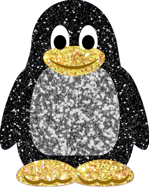 Silver Glitter Penguin Photo Wifflegif Clip Art Library