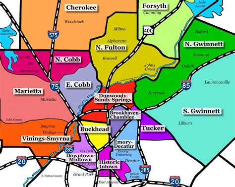 Map Of Decatur Ga Neighborhoods