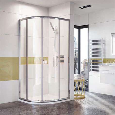 In6 Double Door Quadrant Shower Enclosure 800 X 800mm In Chrome