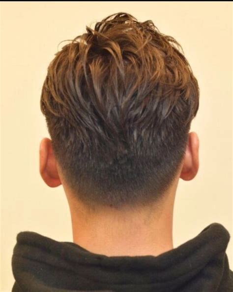 Slick Back Hair With Taper