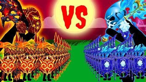 My Summon Lava Final Boss Xiphos Army Voltaic Vs Spearos Ice Lava