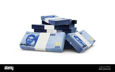 3d Rendering Of Stack Of 1000 Nigeria Naira Notes Bundles Of Nigerian