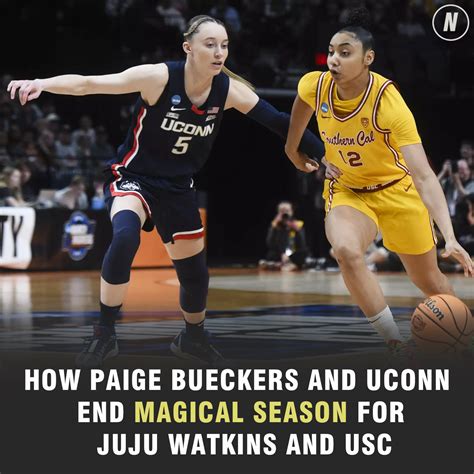 Paige Bueckers And Uconn End Magical Season For Juju Watkins And Usc News