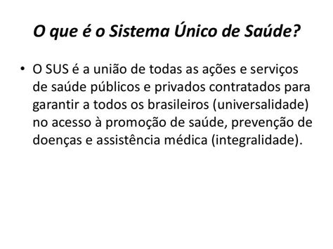 Princípios Diretrizes Estrutura E Organização Do Sus Várias Estruturas