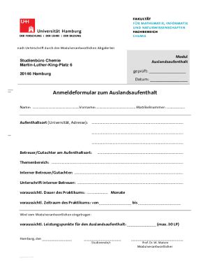 Ausfüllbar Online Merkblatt fr Bachelorarbeiten im Studiengang Chemie