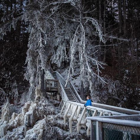 Parc R Gional Des Chutes Monte Peine Et Des Dalles Hiver Tourisme