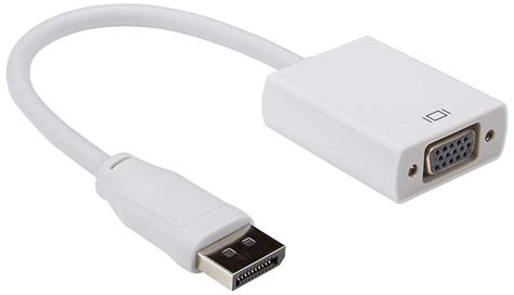 Display Port to VGA Adapter White | Shop Today. Get it Tomorrow ...