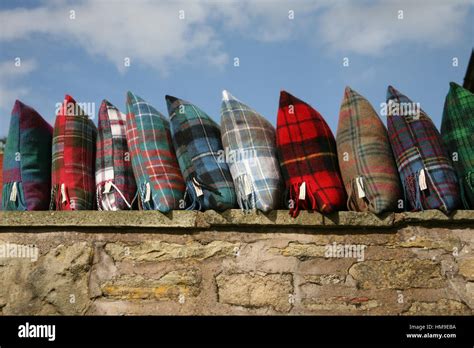 Tartan cushions hi-res stock photography and images - Alamy