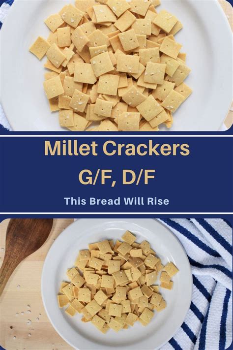 Millet Crackers Easy And Delicious Fpies Snack This Bread Will Rise