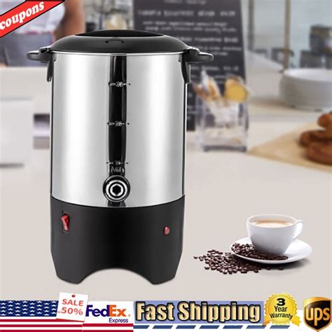 Electric Catering Hot Water Boiler Commercial Coffee Tea Urn Stainless Steel New Walmart