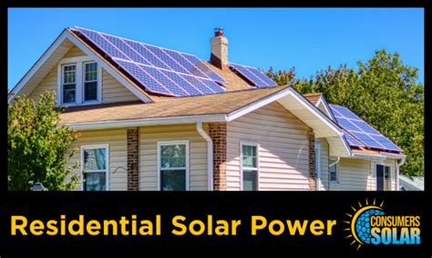 Residential Solar Power from Consumers Solar