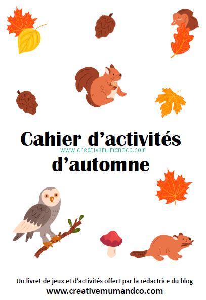 PDF Un livret de jeux et d activités sur le thème de l automne à