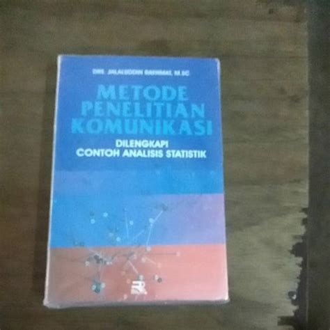 Jual Buku Metode Penelitian Komunikasi Shopee Indonesia