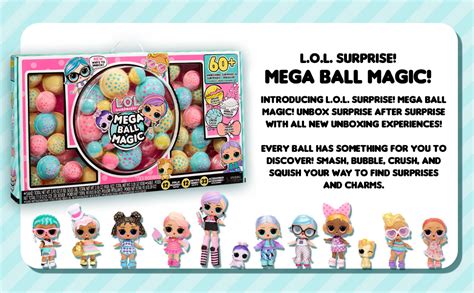 L O L Surprise Mega Ball Magic 12 Collectible Dolls 60 Surprises