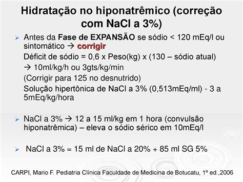 Terapia de Reidratação Oral e Venosa ppt carregar