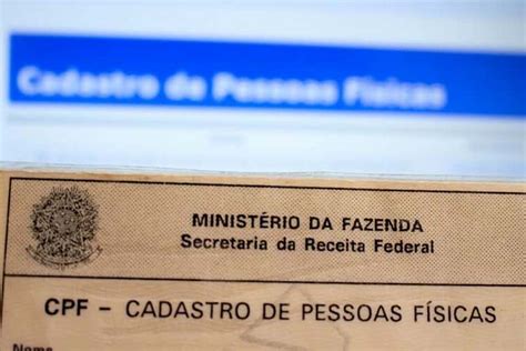 Sancionada Lei Que Torna O Cpf Nico Registro De Identifica O Jornal