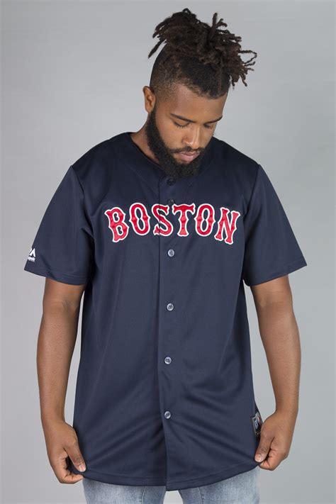 BOSTON RED SOX MLB REPLICA JERSEY - NAVY MENS | Stateside Sports