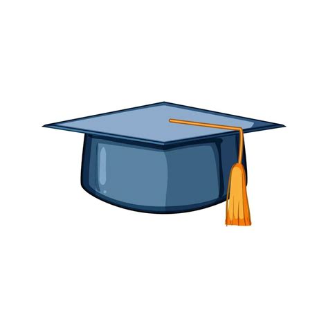 diploma graduation hat cartoon vector illustration 28080145 Vector Art ...