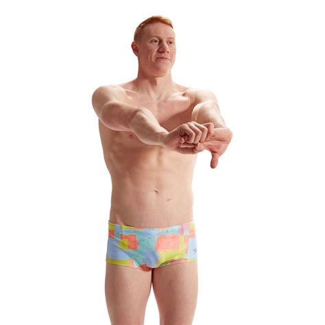 Speedo Club Training Allover Digital Cm Swimming Brief Multicolor