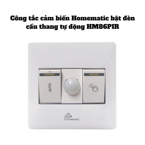 Mua Công tắc cảm biến Homematic bật đèn cầu thang tự động HM86PIR Màu