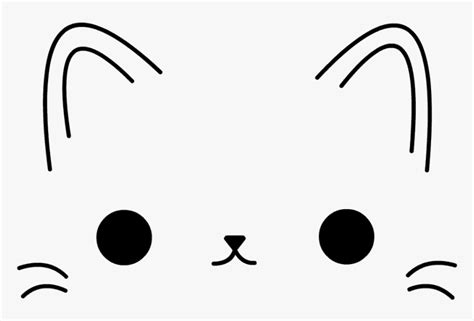 Cat Face Outline SVG Free