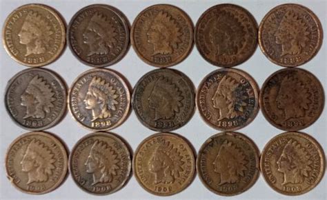 Indian Head Cent Penny Lot Culls Junk Coins Free Shipping