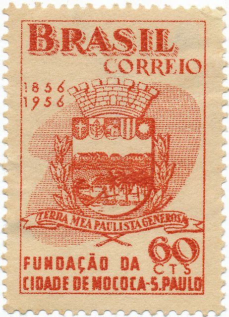 1956 Brazilian Stamp Foundation Of The City Of Mococa