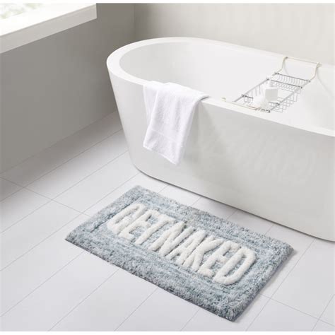 VCNY Home Get Naked Teal Statement Bath Rug Reviews Wayfair