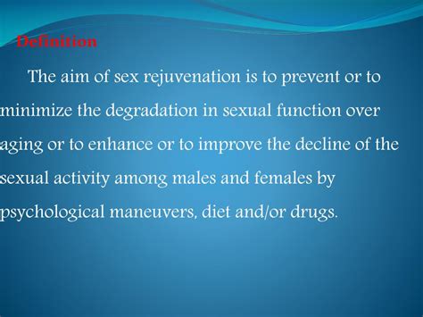 Ppt Sex Rejuvenation Powerpoint Presentation Free Download Id2291413