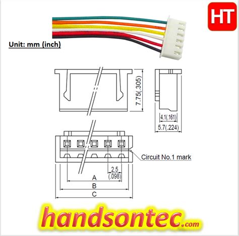 Xh Mm Connector Cable Kit Pcs Pack Handson Tech