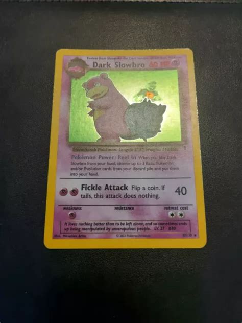 DARK SLOWBRO POKÉMON card set Legendary Collection 8 110 english