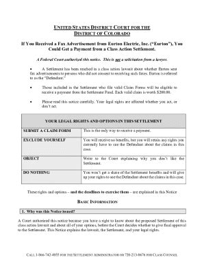 Fillable Online Eurton Long Form Notice FINAL Docx Fax Email Print