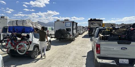 Burning Man Traffic Jam Eases On Second Day Of Exodus After Flooding